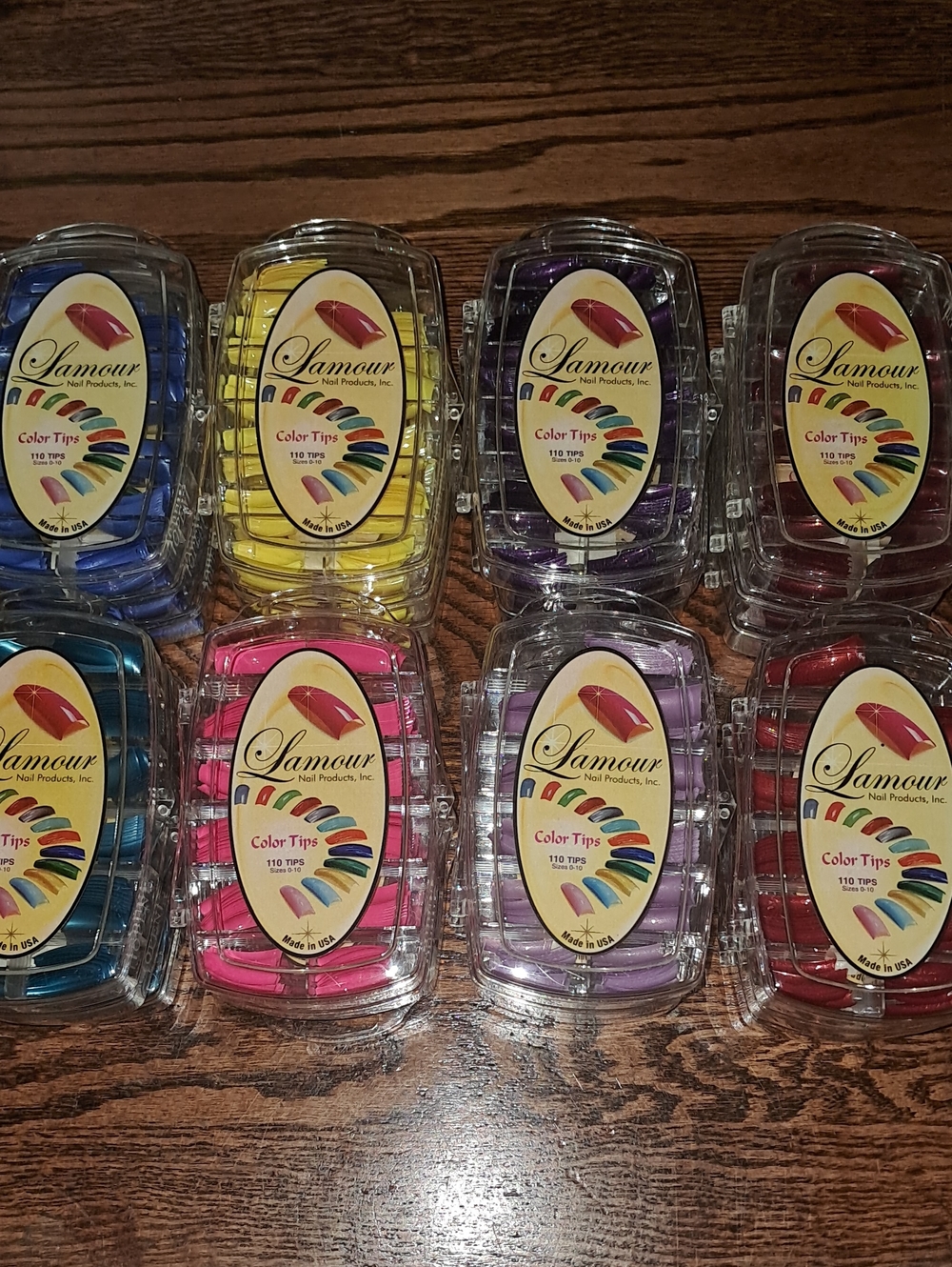 24 New Packs Of Lamour Color Tips- Assorted Colors